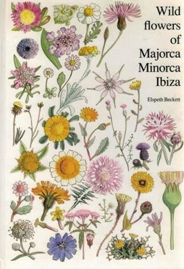  Wild Flowers of Majorca, Minorca and Ibiza. With Keys to the Flora of the Balearic Islands. 1988. 8 col. pls. 61 figs. X, 221 p. gr8vo. Hardcover.