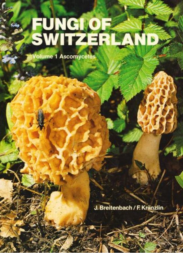 Fungi of Switzerland.Volume 1. Ascomycetes. 1984. 390 col.figs. 310 p. 4to. Bound.