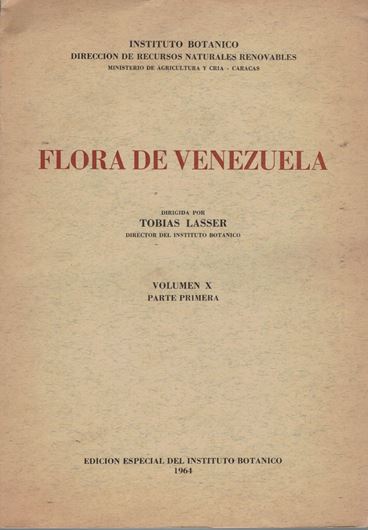 Volume 010: Aristeguieta, Leandro: Compositae. 2 vols. 1964. 168 pls. (line-drawings). 953 p. gr8vo. Paper bd.