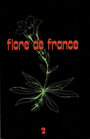 Flore de France. Tome 002. 1975. planches 51 a 118, pages 367 a 818. gr8vo. Cartonne.