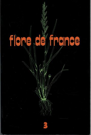 Flore de France. Tome 003. 1978. 65 pls. 380 p.