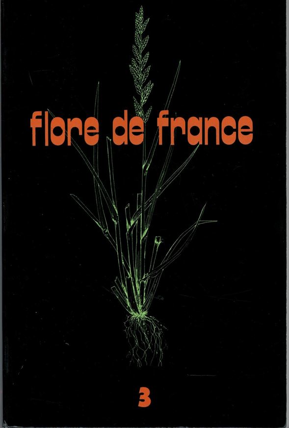 Flore de France. Tome 003. 1978. 65 pls. 380 p.
