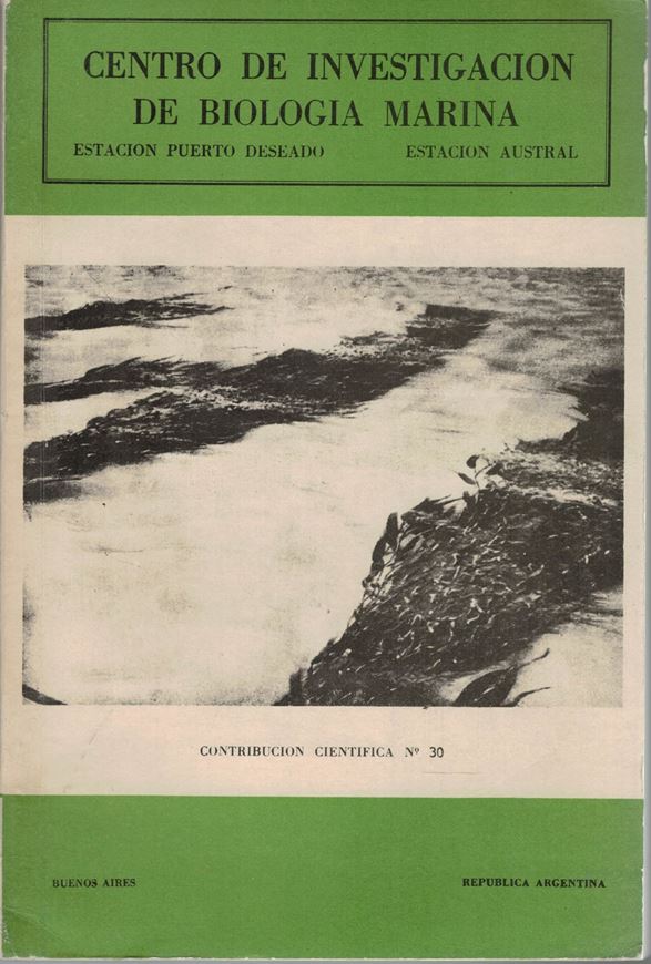 Vegetacion Marina de la Ria de Puerto Deseado. (Ex:Op. Lilloana).1971.29 prof.103 pls.140 p.Paper bd.