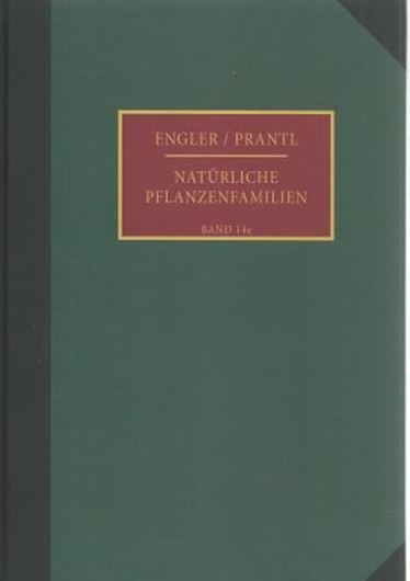  Angiospermae:Reihe Glumiflorae,Gramineae III(Unterfamilie Panicoideae).1940.(Die natuerlichen Pflanzenfamilien,Band 14e).106 Fig. 208 S.gr8vo.Leinen.(Nachdruck).