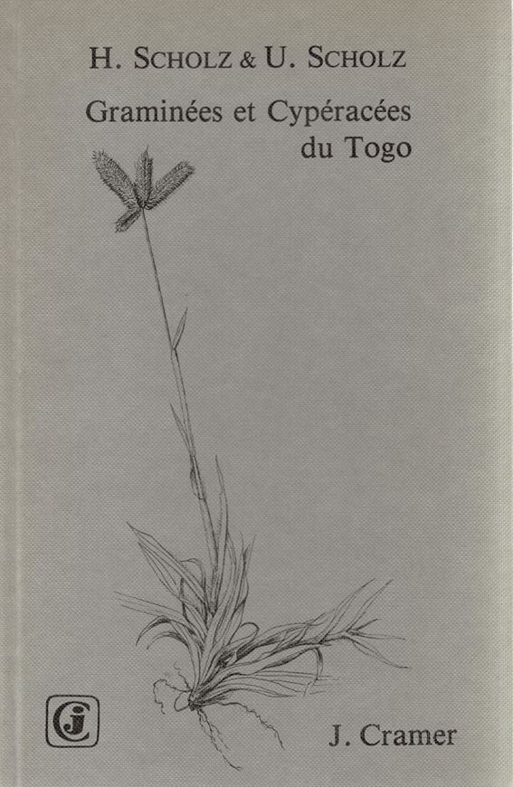Flore descriptive des Cypéracées et Graminées de Togo. 1983. (Phanerogamarum Monographiae, 15). 108 pls. (line drawings). 360 p. Hard cover.