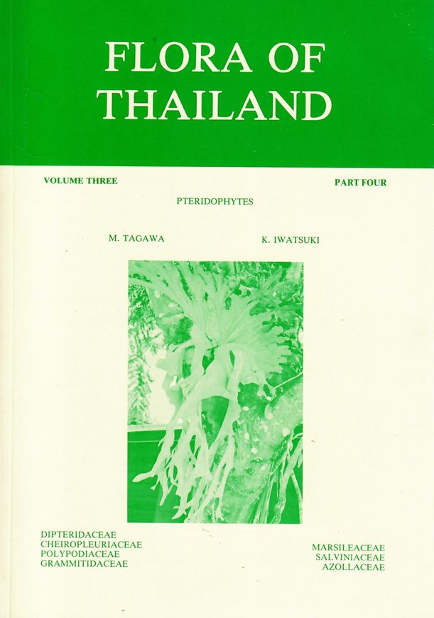 Volume 03, part 03: Pteridophyta: Athyriaceae, Blechnaceae, Dryopteridaceae, Lomariopsidaceae, Thelypteridaceae. 1988. 25 figs. 184 p. gr8vo. Paper bd.