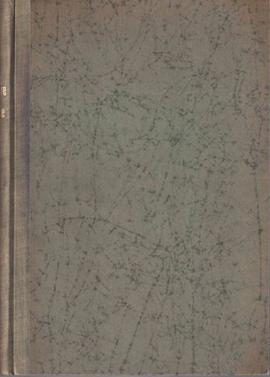 Geographie der Moose. 1926. 151 Fig. 8 Taf. 556 S. gr8vo. Leinen.- Originaldruck.