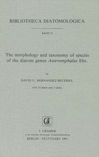 Volume 022: Vyverman, Wim: Diatoms from Papua New Guinea. 1991. 208 pls. VIII,434 p. gr8vo. Paper bd.