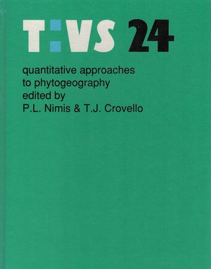Quantitative Approaches to Phytogeography. 1991. (Tasks for Vegetation Science, vol. 24). illustr. VIII, 280 p. gr8vo. Hard cover.