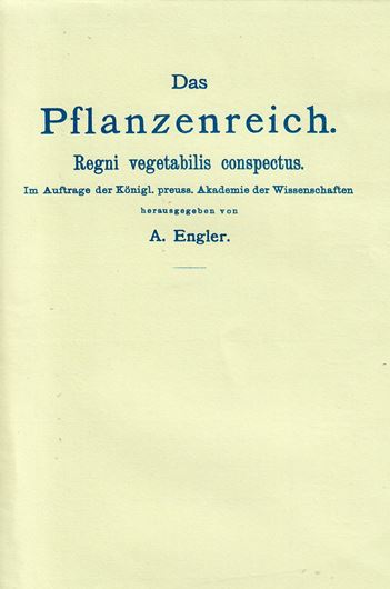 Begr. von A. Engler, fortgefuehrt von L.Diels. Heft 036: Macfarlane, J.P.: Nepenthaceae.1908. (Reprint 1991). 92 p. 95 figs. Paper bd. (ISBN 978-3-7682-2036-1)