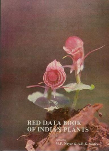  Red Data Book of Indian Plants. Vol. 3.1990.4 col.plates. 271 & VII p.gr8vo.Cloth.