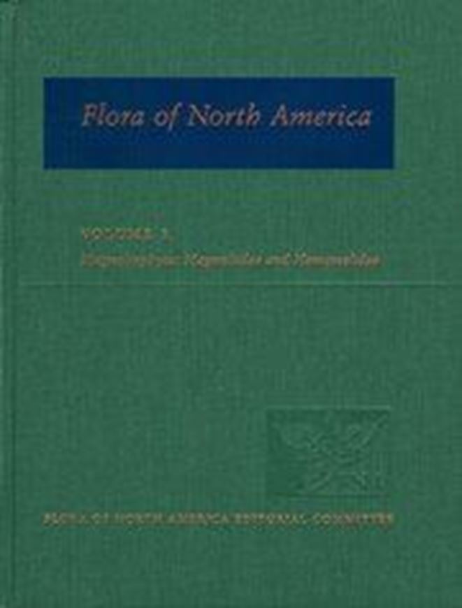 North of Mexico. Volume 03: Magnoliidae and Hamamelidae. 1997. 100 pls. (line drawings). 868 distribution maps. XXIII, 590 p. 4to. Cloth.