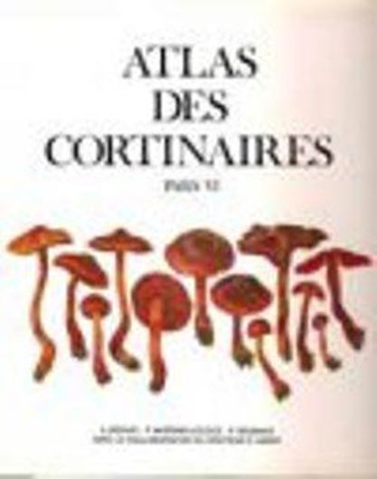Atlas des Cortinaires. Vol. 06: Ed by P.Moenne - Loccoz et autres. 1994. 24 planches en couleur. 84 p.