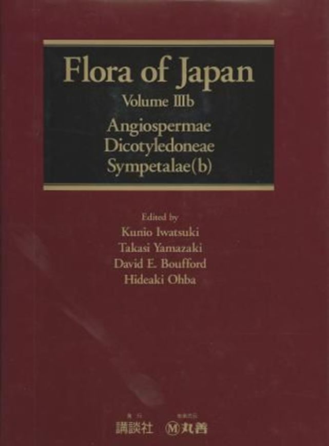 Ed. by Iwatsuki, Kunio, Takasi Yamazaki, a.oth. Volume 003b: Angiospermae - Dicotyledoneae: Sympetalae (b). 1995. XIII,181 p. Cloth.