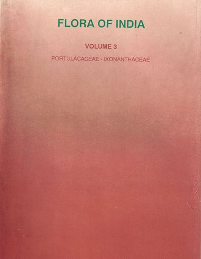 Volume 003: Portulaceae - Ixonanthaceae. 1993. 15 colour photos. 167 figs.(line drawings). XI,639 p. gr8vo. Cloth.