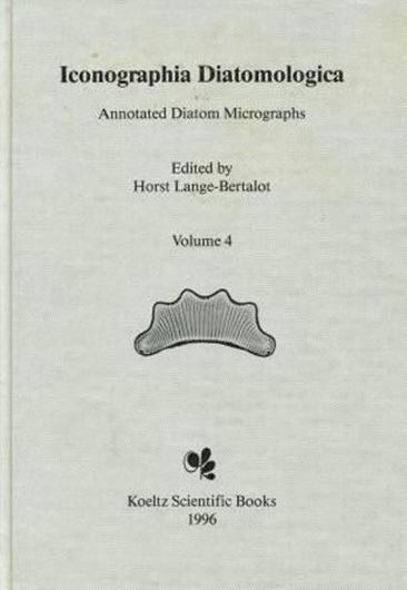 Annotated Diatom Micrographs. Edited by Horst Lange-Bertalot.Volume 04: Taxonomy. 1996. 100 photographic plates. 286 p. gr8vo.Hardcover. (ISBN 978-3-87429-392-1)