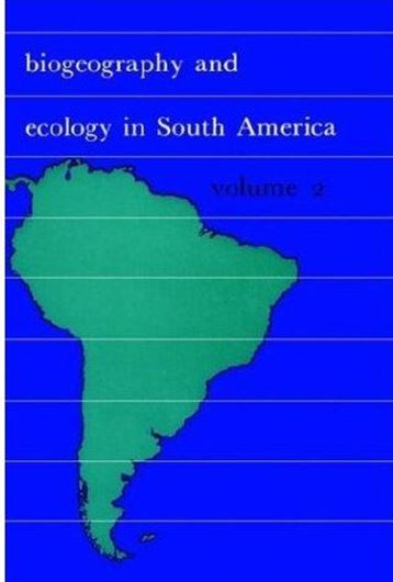  Biogeography and Ecology in South America. 2 volumes. 1968-1969. (Monographiae Biologicae,18-19). illus. XXVII, 946 p. gr8vo. Hardcover.