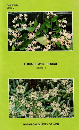 Volume 1: Ranunculaceae to Moringaceae. 1997. (Flora of India. Series 2: State Flora). 20 col. plates. 77 line - figures. 486 p. gr8vo. Hardcover.