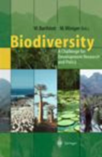  Biodiversity. A Challenge for Development, Research and Policy. 2nd. corrected printing. 2001. 91 figs 24 tabs. XXIV, 456 p. gr8vo. Hardcover.