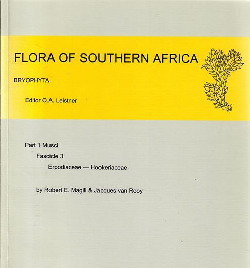 BRYOPHYTA. Part 1: Musci. Fascicle 3: Erpodiaceae - Hookeriaceae. 1998. illustr. VII, 177 p. gr8vo. Paper bd.