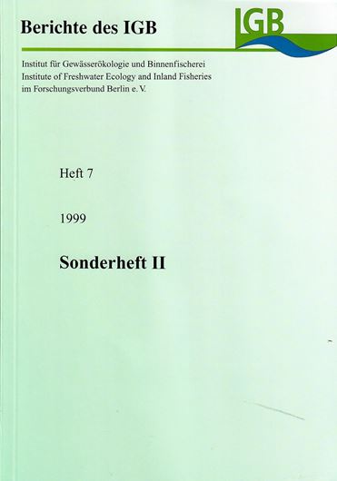 Zusammenfassungen der Beiträge des 13. Treffens... 25-28 März 1999, Schloß Kröchlendorff. 1999. (Berichte des IGB Sonderheft II). 1999.illustr.  89 S. gr8vo. Broschiert.