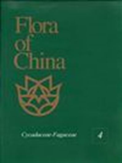 Revised and condensed English language edition of "Flora Reipublicae Popularis Sinicae". Volume 04: Cycadaceae through Fagaceae. 1999. 453 p. 4to. Cloth.