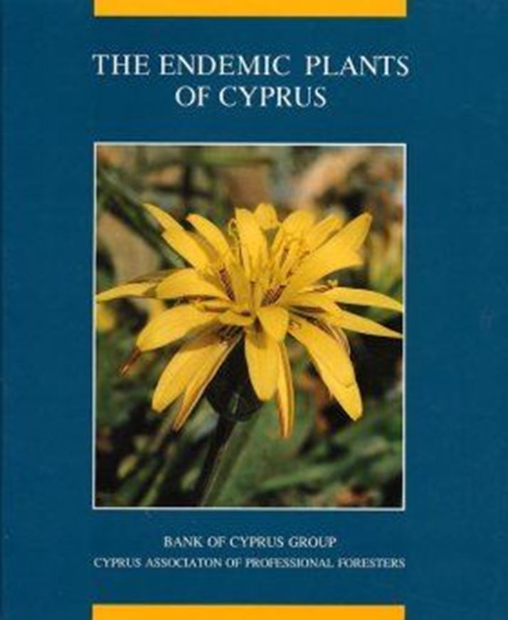 The Endemic Plants of Cyprus. 1998. Many col. photographs. 123 p. 4to. Hardcover.