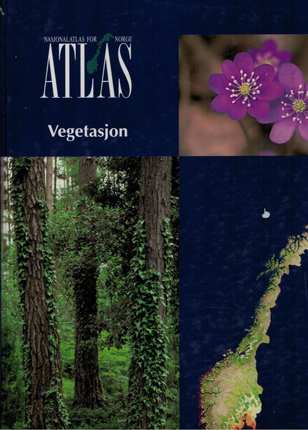 Vegetasjon. 1998.( Nationalatlas for Norge). Many col. maps and photographs. 200 p. 4to. Hardcover.- In Norwegian.