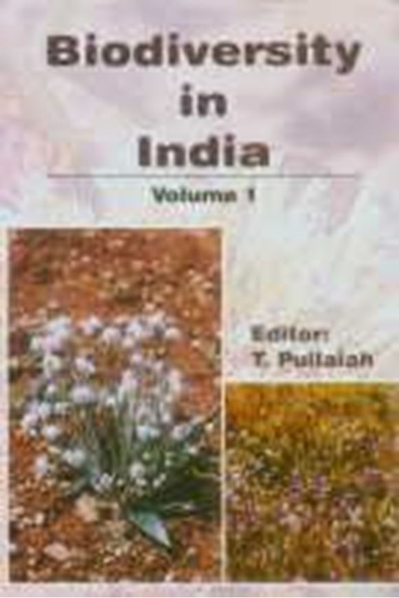  Biodiversity in India. Volume 1. 2002. illus. 375 p. gr8vo. Hardcover.