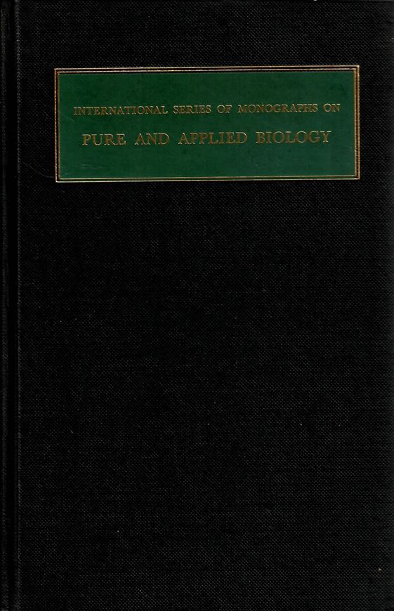 Plankton and Productivity in the Oceans. 1963. (International Series of Monographs on Pure and Applied Biology, Divison: Zoology, Volume 18). illustr. VIII, 660 p. gr8vo. Hardcover.