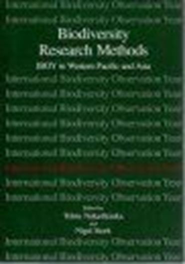  Biodiversity research methods: IBOY in Western Pacific and Asia. 2002. illus. XVI, 216 p. Hardcover.