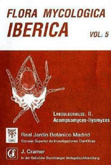 Volume 05: Santamaria, Sergio: Laboulbeniales Part 2: Acompsomyces - Ulyomyces. 2003. 93 figs. 344 p. 4to. Paper bd.