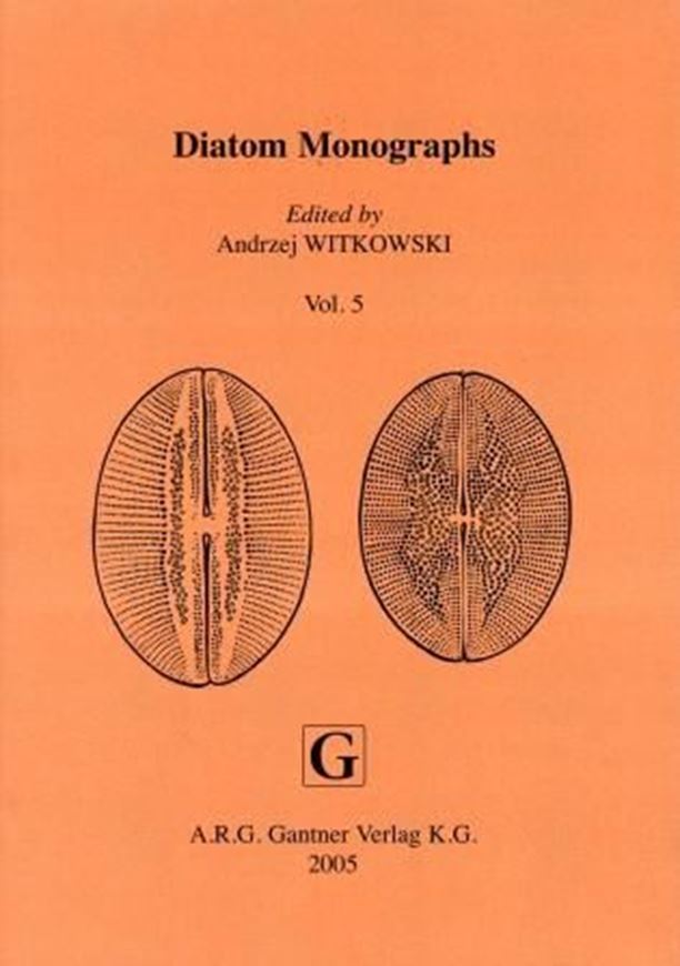 Edited by Andrzej Witkowski. Volume 05: Ussing, A.P., R. Gordon, L. Ector, K. Buczko, A. G. Desnitskiy, S. L. Vanlandingham: The Colonial Diatom "Bacillaria paradoxa": Chaotic Gliding Motility, Lindenmeyer Model of Colonial Morphogenesis, and Bibliography, with Translation of O. F. Müller (1783)."About a peculiar being in the beach water'. 2005. 1 tab. 8 figs. 139 p. gr8vo. Hardcover.