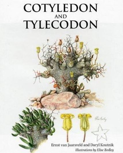 Cotyledon and Tylecodon. 2004. 130 colourphotographs. 79 watercolour paintings. 61 distribution maps. 164 p. 4to. Hardcover.