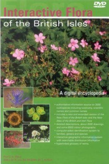  Interactive Flora of the British Isles. A digital encyclopedia. Edited by R. van der Meijden and I. de Kort. 2004. DVD - ROM with booklet of 20 p.
