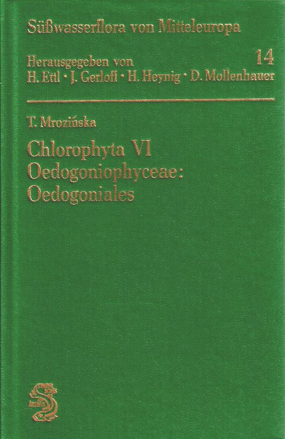 Band 14: Mrozinska, Teresa: Chlorophyta VI. 1985. 1000 Fig. 560 S. 8vo. Hardcover.