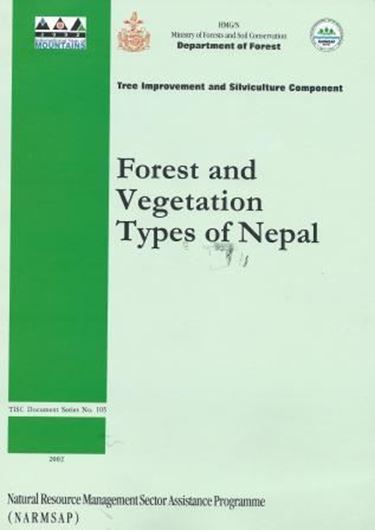 Ed. by Natural Resource Management Sector Assistance Programme (NARMSAP). 2002. (TISC document series,105). illustr. XII, 180 p. gr8vo. Hardcover.