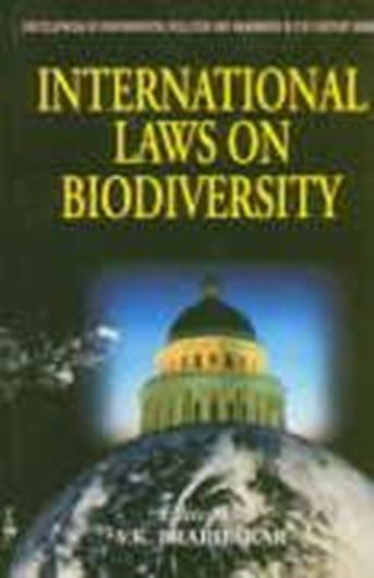International Laws on Biodiversity. 2001. VIII, 286 p. gr8vo. Hardcover.