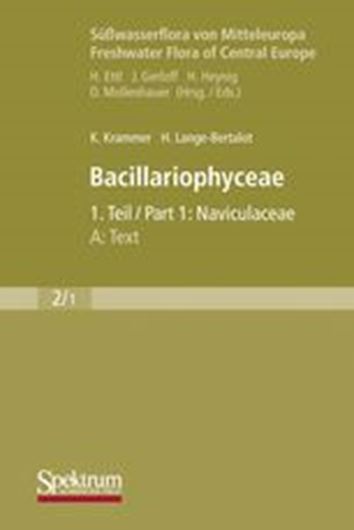 Band 01:02: Chrysophyte and Haptophyte Algae: Synurophyceae, by J. Kristiansen and Hans Gärtner. Edited by Burkhard Bürgel, Georg Gärtner, Lothar Krienitz, Hans R. Preisig und Michael Schagerl. 2nd edition. 2007. 690 figs. 251 p. 8vo. Hardcover. - In English.