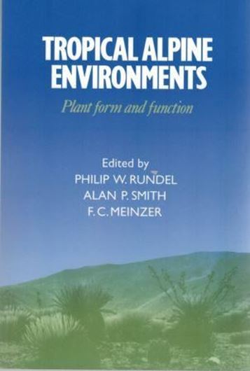  Tropical Alpine Ecosystems: Plant Form and Function. 2008. 86 line diagrams. 49 halftones. 54 tabs. 390 p. gr8vo. Paper bd.