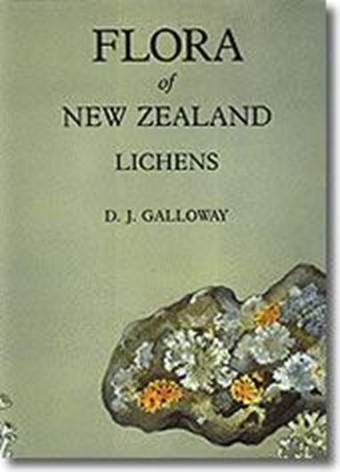 Lichens, by David J. Galloway. 2 volumes. 2nd revised and augmented edition. 2007. 16 col. plates. CXXX, 2261 p. gr8vo. Hardcover.