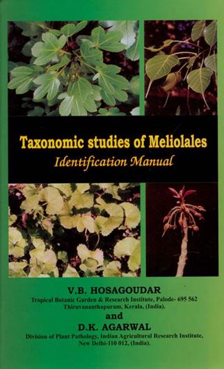  Taxonomic Studies of Meliolales. 2008. Many line - drawings. 263 p. gr8vo. Hardcover.