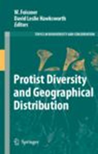  Protist Diversity and Geographical Distribution. 2009. (Topics in Biodiversity and Conservation, Volume 8). Reprint from Biodiversity and Conservation, 17, Nr.2, 2008. VIII, 209p. gr8vo. Hardcover.