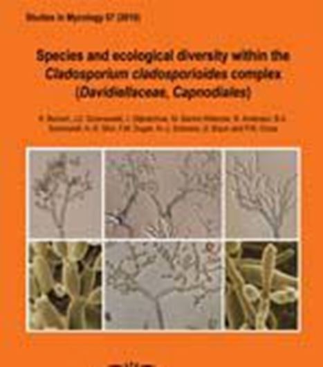 European species of Hypocrea. Part I. The green- spored species. 2009. (Studies in Mycology, Vol. 63). 37 col. pls. 93 p. gr8vo. Paper bd.