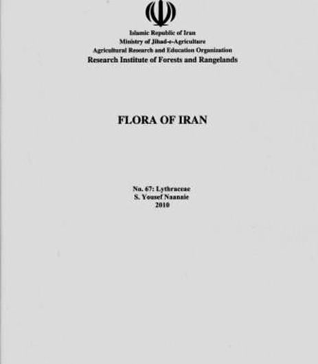 Fasc. 067: Lytraceae. 2010. illus. 33 p. gr8vo. Paper bd. - In Farsi, with Latin nomenclature.