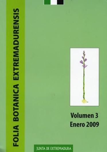 Revision de la familia Orchidaceae en Extremadura (Espana). 2009. (Folia Botanica Extremadurenses,3). 65 col. plates. 54 col. dot maps. 368 p. gr8vo. Paper bd. - Spanish, with Latin nomenclature.