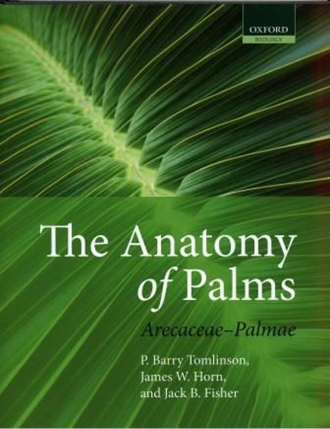 The Anatomy of Palms. Araceae - Palmae. 2011. col. figs. XXI, 251 p. 4to. Hardcover.