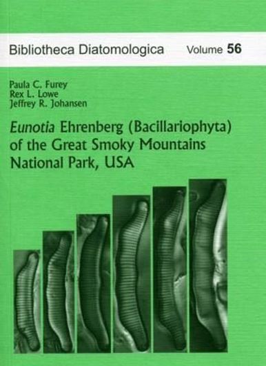 Eunotia Ehrenberg (Bacillariophyta) of the Great Smoky Mountains National Park, USA. 2011. (Bibliotheca Diatomologica, 56). 34 pls. 132 p. gr8vo. Paper bd.