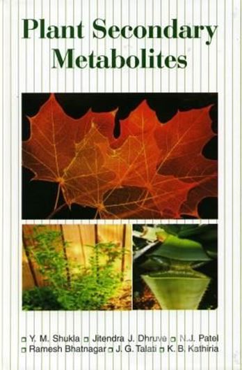  Plant Secondary Metabolites. 2009. illus. 291 p. gr8vo. Hardcover. 