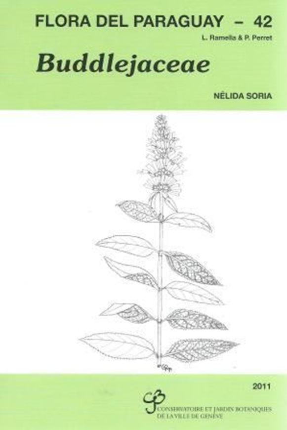  Volume 42: Angiosperms: Buddlejaceae. 2011. col. illus. 20 p. gr8vo. Paper bd.